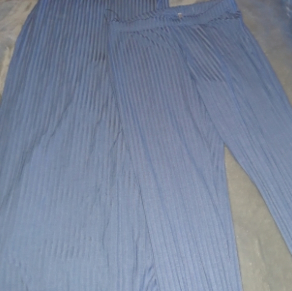 Blue Slit Legging pant set - Picture 2 of 4